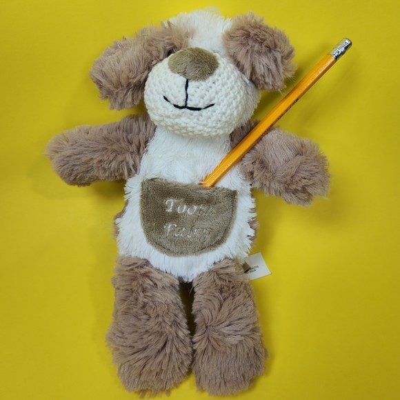 Maison Chic Tooth Fairy Max Puppy Dog Stuffed Animal Plush Toy - Picture 5 of 7